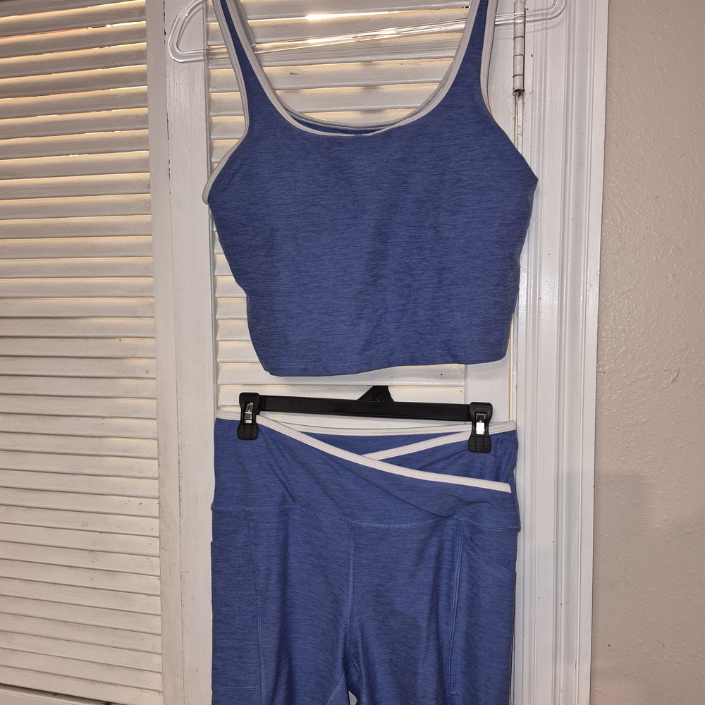 Athletic Works Royal Blue and White DriWorks Active Tank
